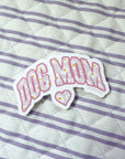 Floral Dog Mom Sticker