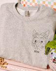 Custom Pet Drawing Crewneck