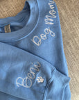 Embroidered Dog Mom Crewneck