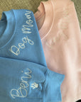 Embroidered Dog Mom Crewneck