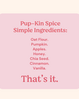 Pup-kin Spice Dog Treats