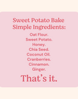 Sweet Potato Bake Dog Treats