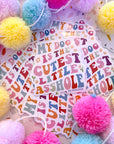 Cutest Little A**hole Sticker