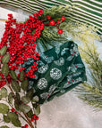 Holiday Pinecones Pet Scarf