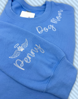 Embroidered Dog Mom Crewneck