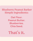 Blueberry Peanut Barker Dog Treats