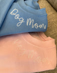 Embroidered Dog Mom Crewneck