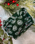 Holiday Pinecones Pet Scarf