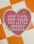 Snacky Snacks Sticker