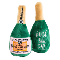 Woof Clicquot Rose Champagne Dog Toy