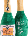 Woof Clicquot Rose Champagne Dog Toy